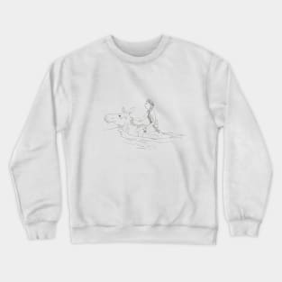 Moose Girl Crewneck Sweatshirt